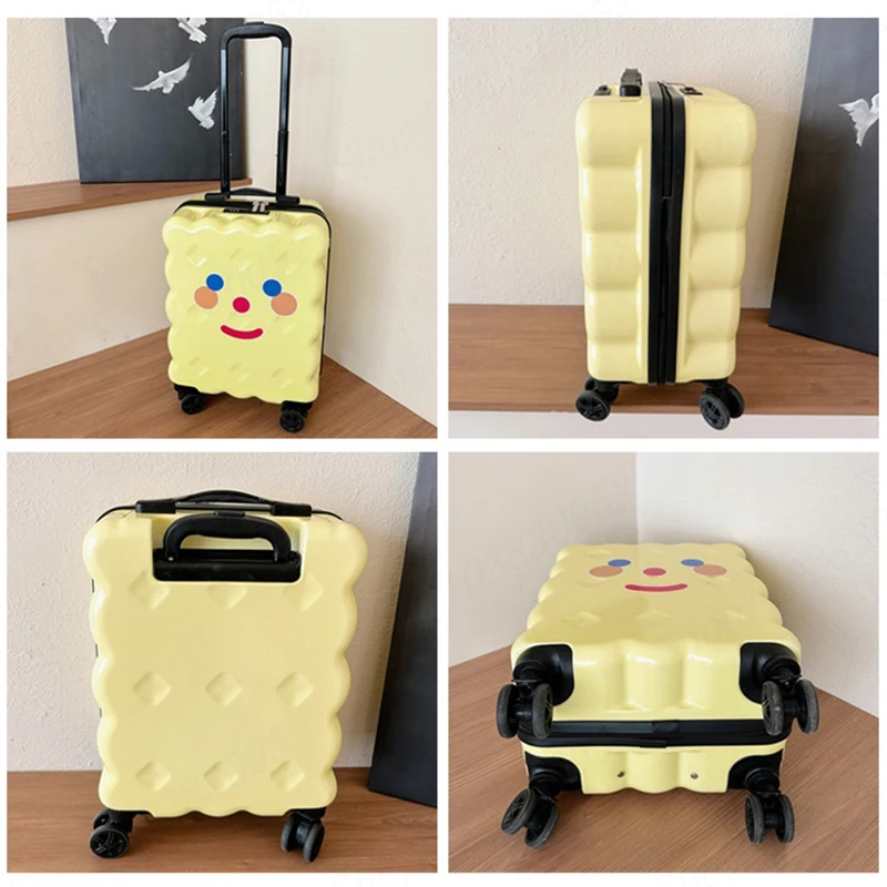 Children\'s Suitcase Trolley Case Cartoon Cute Boys and girls Travel Bag Cabin 19\