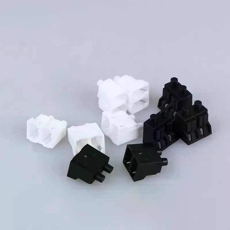 10/50pcs LC Duplex Fiber Optic Tool Dust Caps, Protective Cover, Ideal for Connectors, Prevents Contamination, Durable Plasti