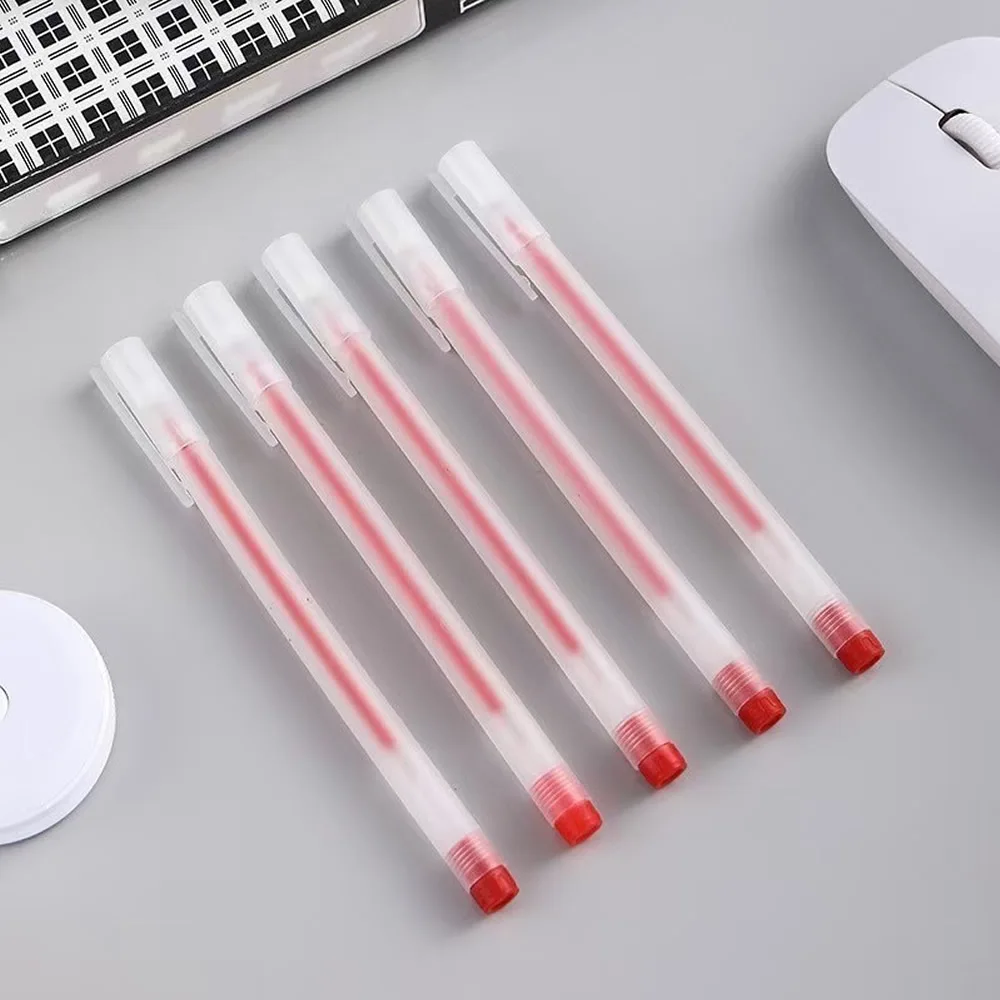 20 قطعة/المجموعة عالية الجودة إبرة نوع جل أقلام مستقيم السائل قلم Kawaii القرطاسية اللوازم المكتبية المدرسية الكتابة