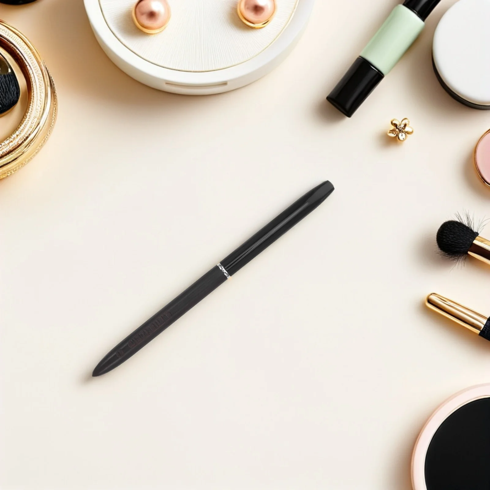 Brosse à ongles à revêtement fin, manche en bois de santal de 6Mm pour des motifs floraux précis et un Design d'ongles détaillé, longue durée