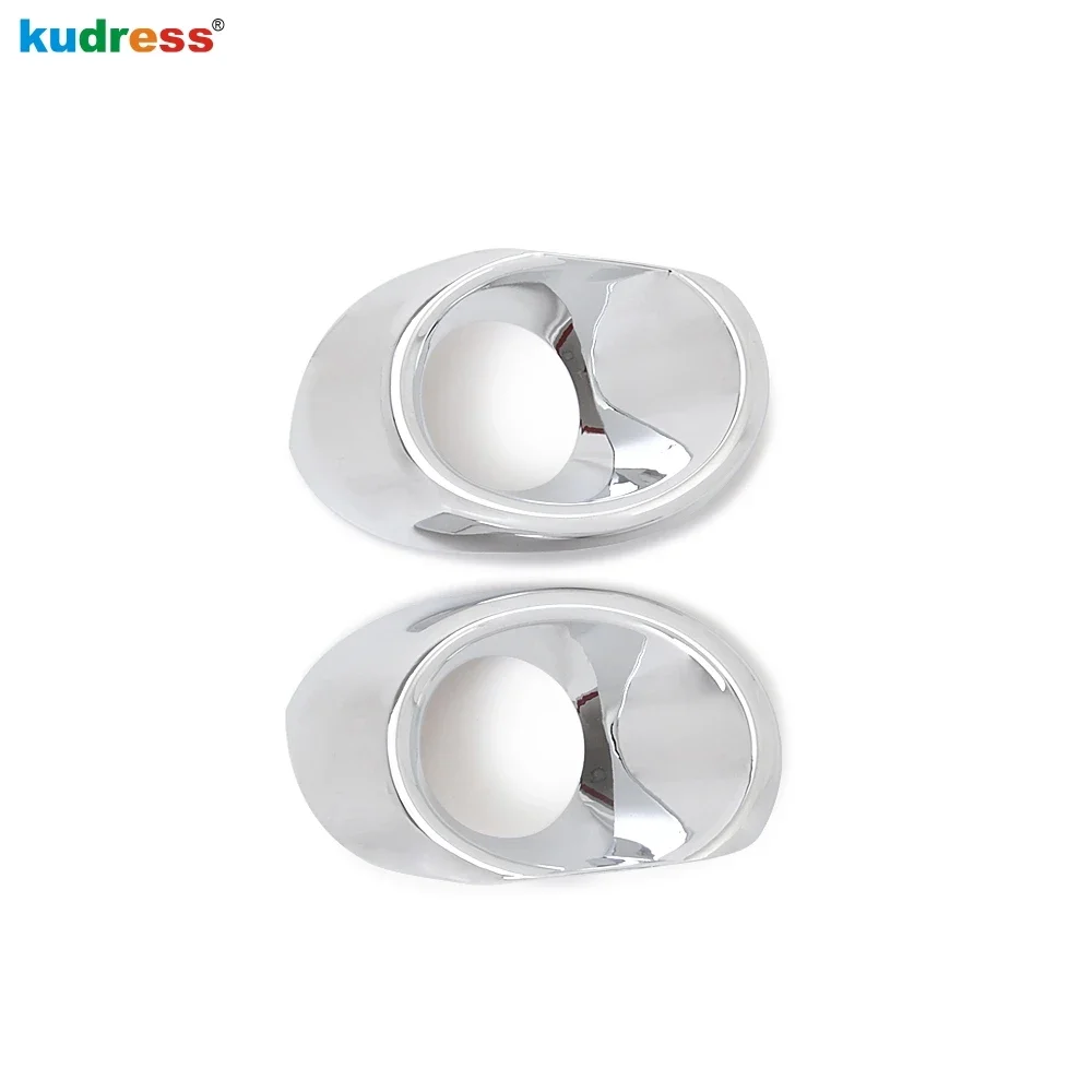 For Suzuki SX4 S-Cross facelift 2017 2018 Chrome Car Front Fog Light Lamp Cover Trim Head Foglight Ring Bezel Trims Accessories