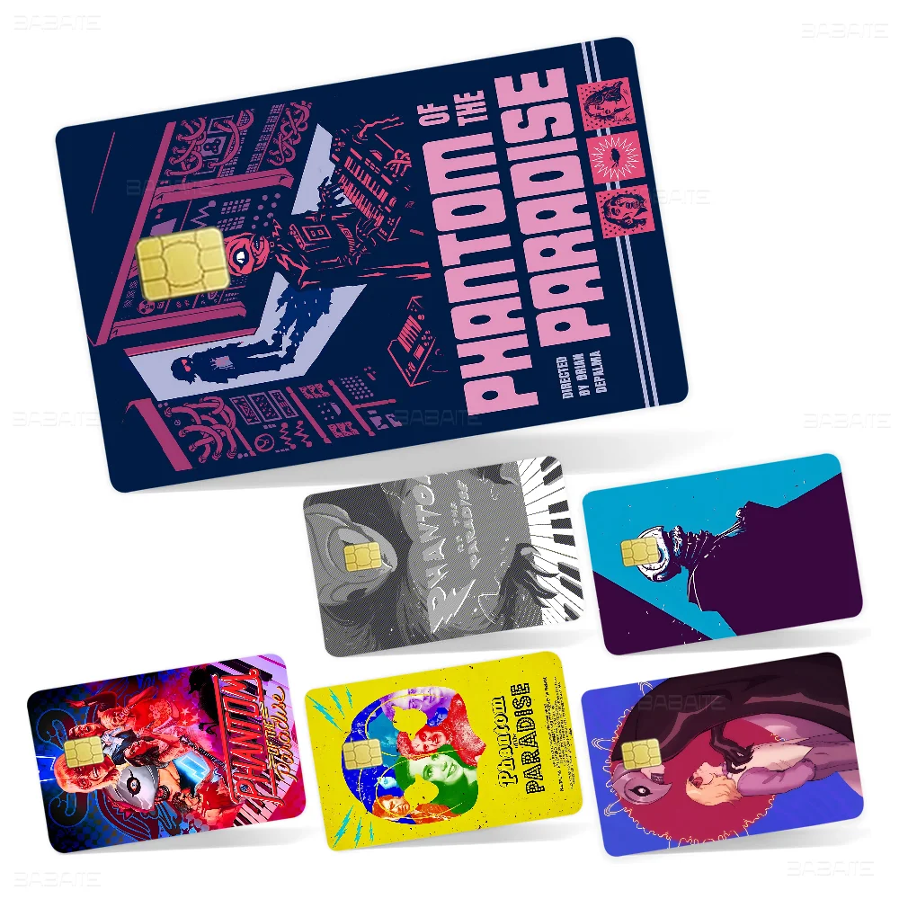 

Classic Movie Phantom Of The Paradise Game Film Cover Sticker Case For Small Chip Credit Debit Card Front Side