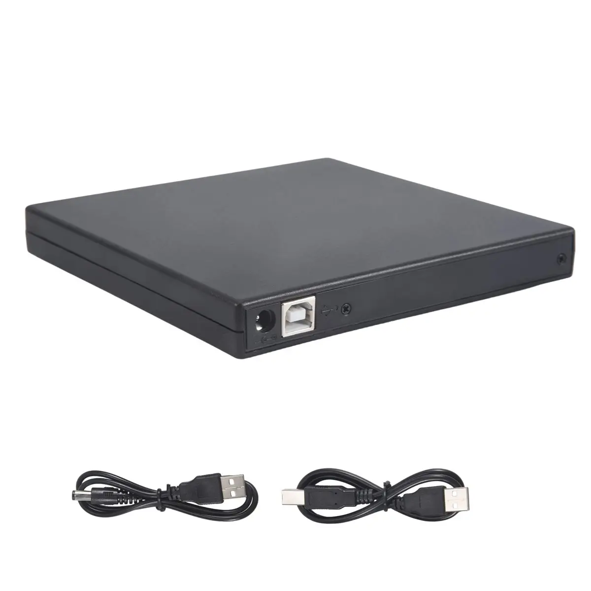 HDL 12.7mm External DVD Enclosure USB 2.0 External DVD/CD-ROM Case for Laptop Desktop PC Optical Disk Drive SATA to SATA