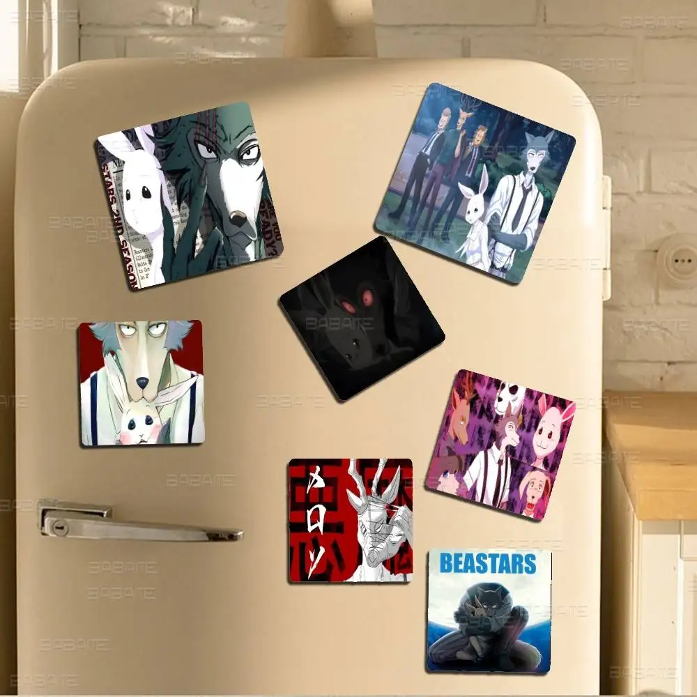 Anime B-BEASTARS Fridge Magnet Photo Personalized For Office Family Kitchen Refrigerator Friends Gift Holiday Decor