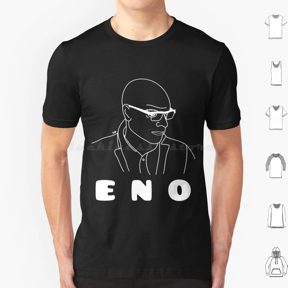 Camiseta de Algodón Brian Eno para Hombre y Mujer, Estampado DIY, Música, Glam, Banda, Pop, Años 80, Brian Eno, Años 70, Eno, Bowie, Bryan Ferry, Álbum, Años 70