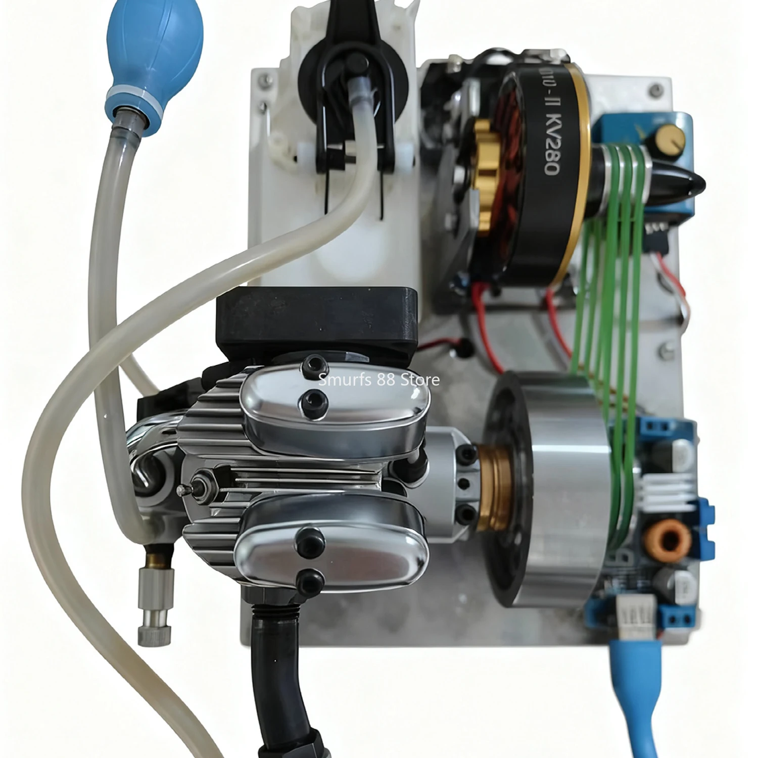 Modelo de motor generador de metanol Saito 62 clase Metal modelo de motor de cuatro tiempos potencia nominal 1,5 Hp juguetes modelo Experimental