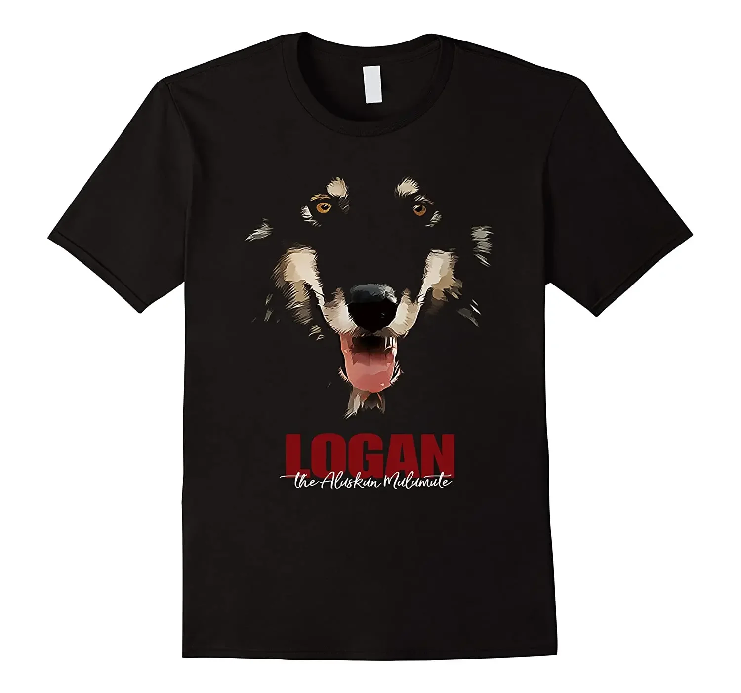 

The Alaskan Malamute Logan T-Shirt. Summer Cotton O-Neck Short Sleeve Mens T Shirt New S-3XL
