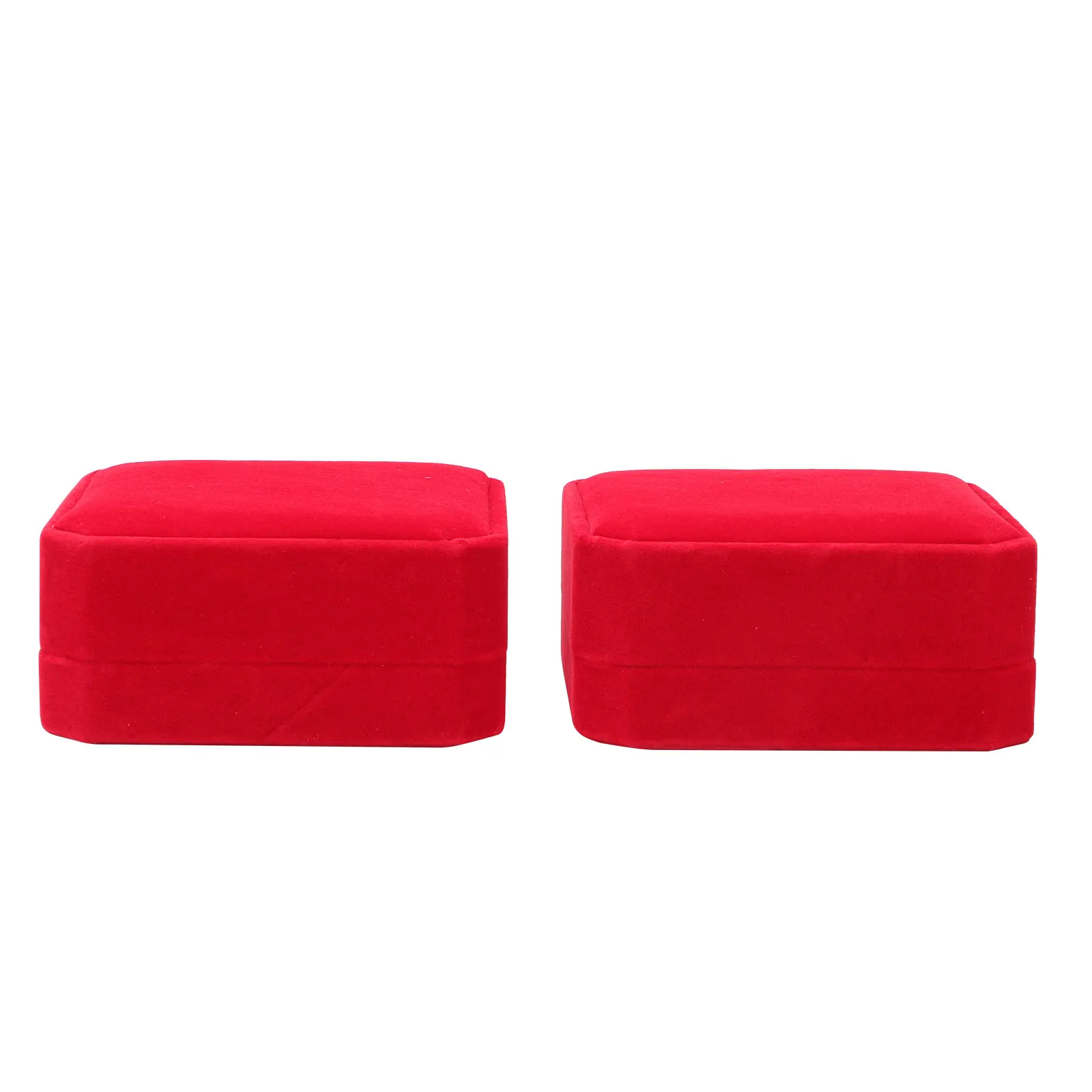 

2pcs Square Jewelry Boxes Luxury Storage Container For Rings Necklaces Gift Box Wedding Engagement Birthday Anniversary