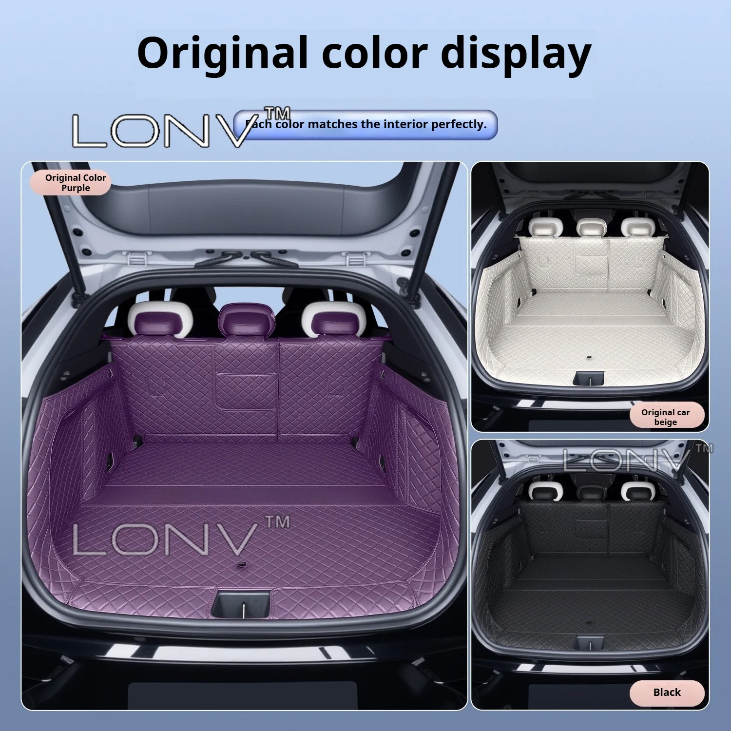 For Mazda CX-6E EZ-60 2026 2025 Custom Car Leather Trunk Mat Scratch Prevention Tray Pad Full Coverage Cargo Liner Accessories