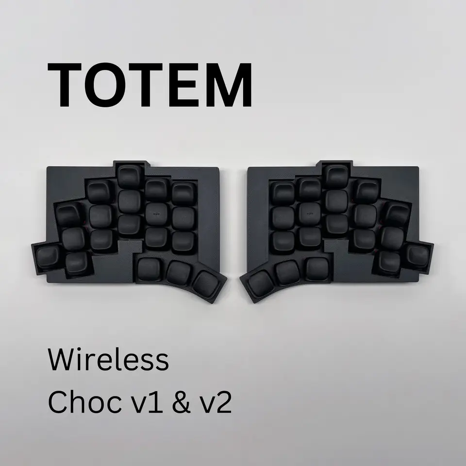TOTEM Wireless Split Keyboard - Choc V1 ZMK Dual-mode Bluetooth