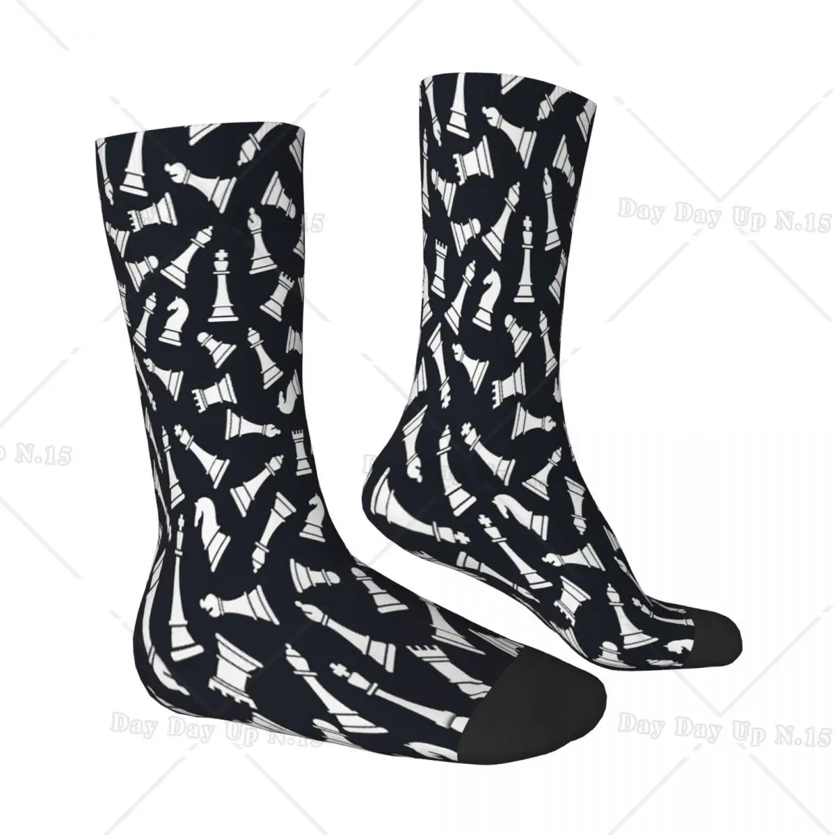 Chess Socks Male Mens Women Winter Stockings Polyester