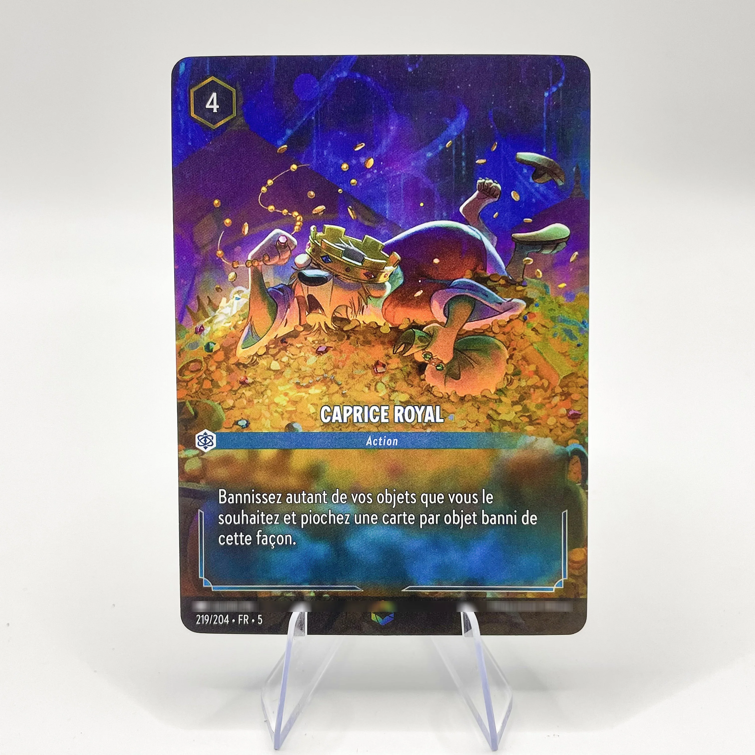 PROXY Lorcana Chapter 5 French Foil Cards Mufasa Scar Olaf Clarabelle Archimede Arthur TCG Game Collection Cards