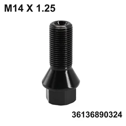 For Wheel Lug Bolt Nut X 1.25 #36136781151 For E70 F25 X3 X6 F16 F12  F21 F22 Wheel Lug Bolt