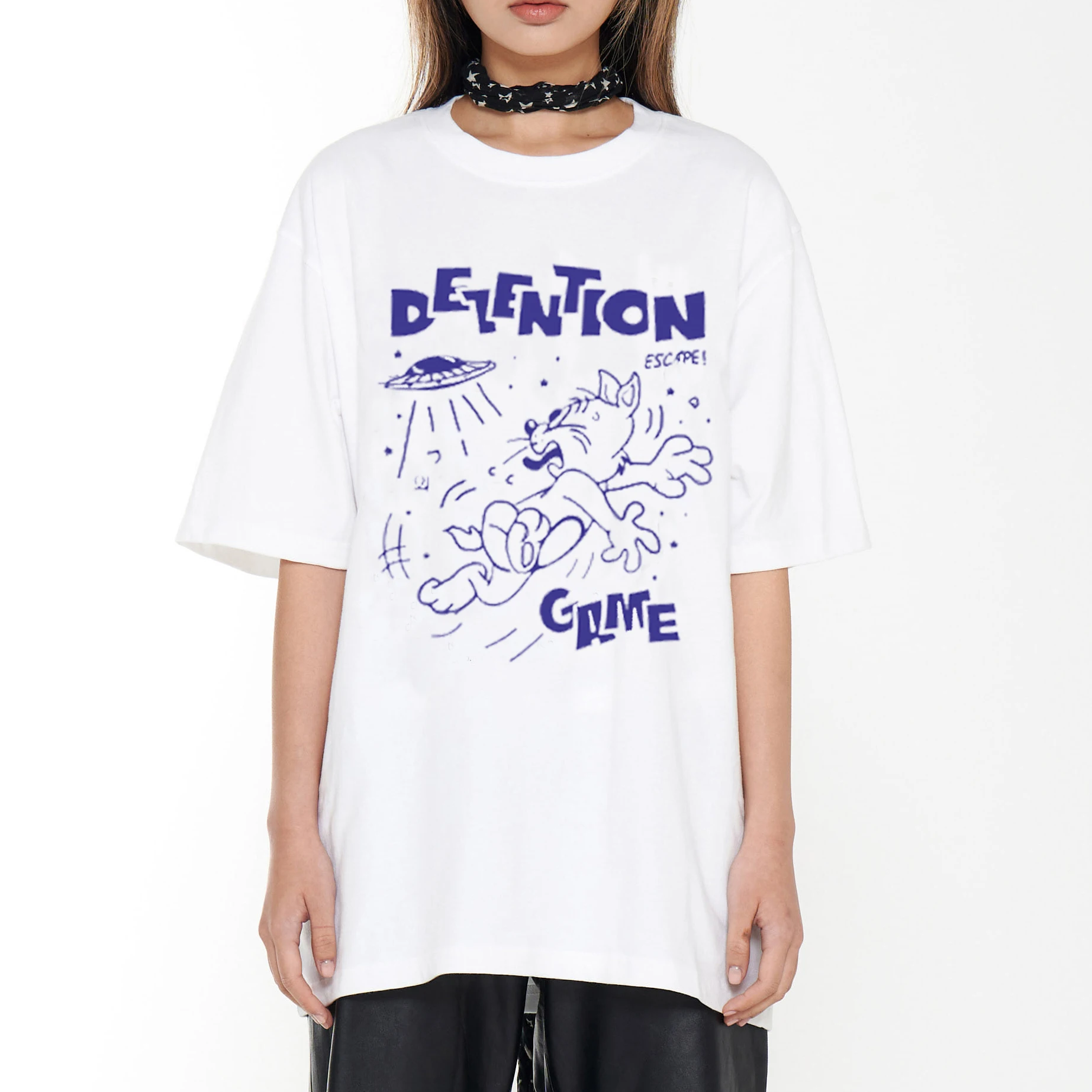 Detention Escape Game Print Summer  Funny T shirt For Women  T Shirt Fashion tshirt  women tops tees short sleeve  Women t-shirt