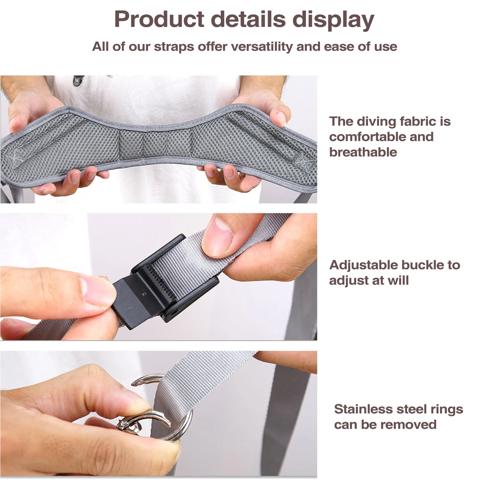 Наплечные ремни для камеры сверхмощный Регулируемый шейный ремень быстросъемный для Nikon Canon Sony Slr Camera s