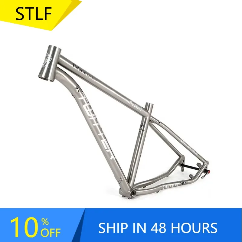 

STLF Titanium Mtb Frame 29 Titanium Bicycle Frame UV Reflective Decals Titanium Mountain Bike Frame