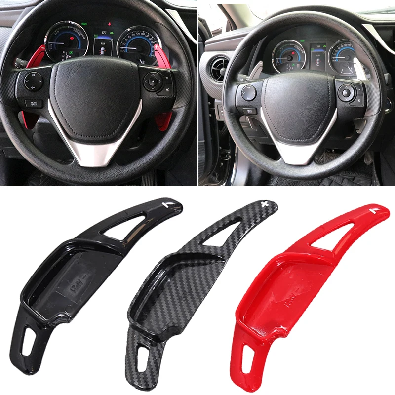 

Car Steering Wheel Shift Paddle Shifter Extended ABS Extension For Toyota Camry Corolla ALTIS REIZ Yaris Vios ZELAS RAV4 Levin