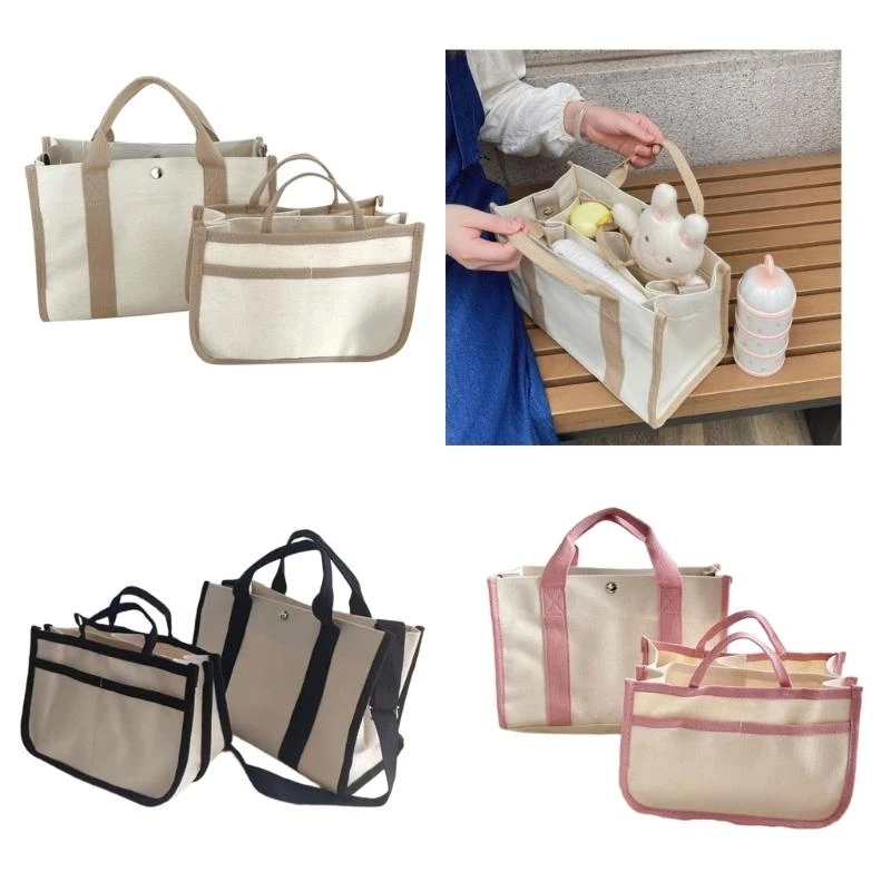 

J15U Multifunction Diaper Bag Hand Bag with Multiple Compartments Fashionable Diaper Bag Large Capacity Storage Bag for Moms