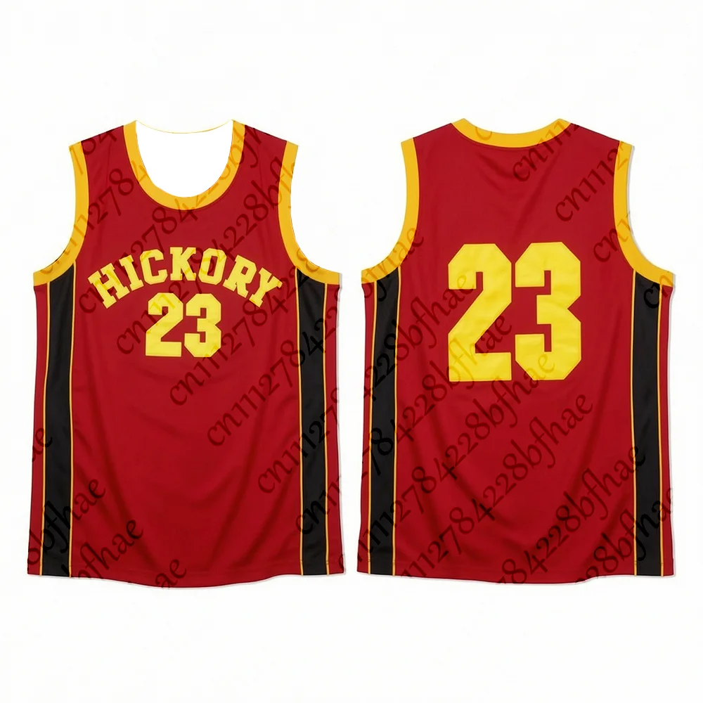 Camiseta Deportiva Retro Roja de los Hoosiers de Hickory High School, Uniforme Deportivo para Hombres, Mujeres y Niños