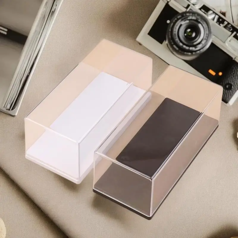 1Pcs DIY Acrylic Dustproof Display Case for 1/43 Model Cars, Transparent Storage Box for Diecast Toys