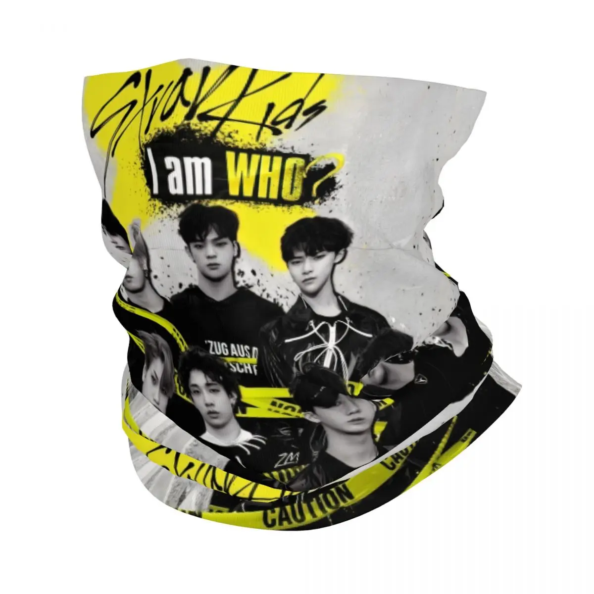 Изготовленная на заказ бандана Kpop Stray Kids Rock Fashion, зимняя теплая повязка на шею, мужской ветрозащитный шарф для лица для лыжного ТВ-программа, гетры, повязка на голову Изготовленная на заказ бандана Kpop Stray Kids Rock Fashion, зимняя теплая повязка на шею, мужской ветрозащитный шарф для лица для лыжного ТВ-программа, гетры, повязка на голову