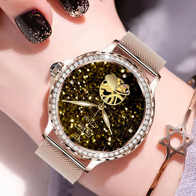 2022 H8 ساعة ذكية النساء مقاوم للماء مراقب معدل ضربات القلب ضغط الدم عن بعد كاميرا سوار السيدات Smartwatch ل أندرويد Ios