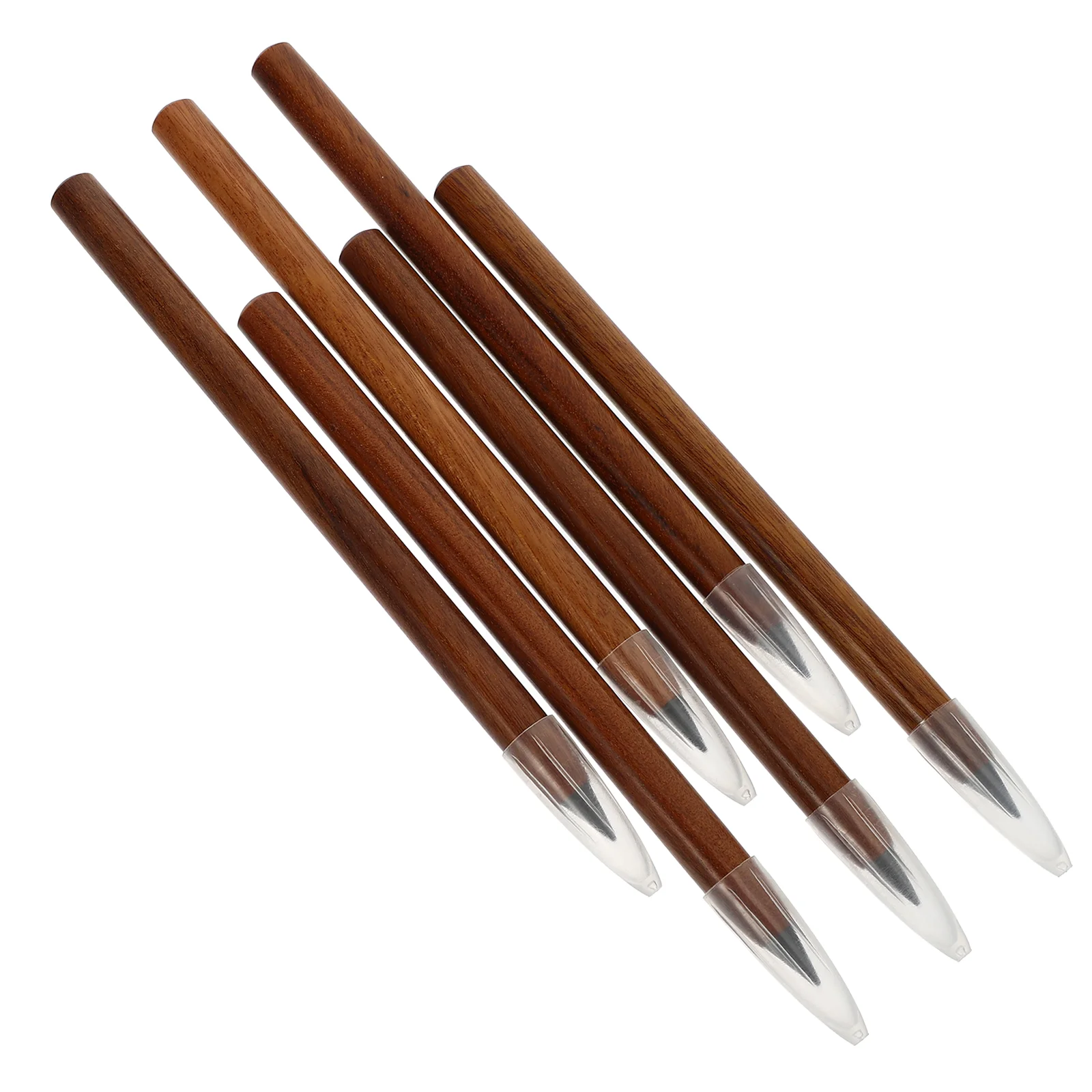 6 Pcs Pencil for School Solid Wood No-sharpen Ink Pencils Child Unlimited Writing