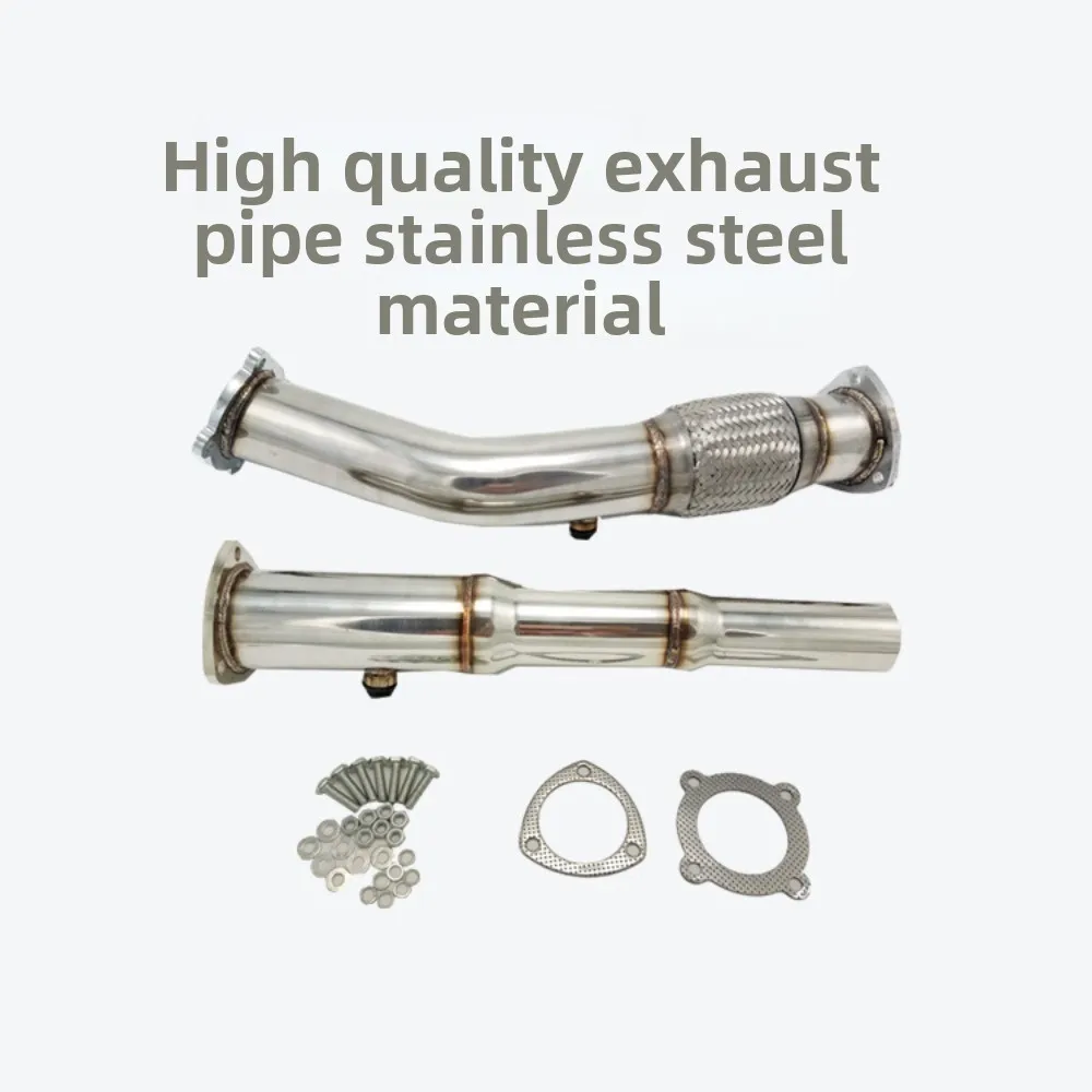 Car Modified Exhaust Pipe Compatible with 1.8T MK4 Hatchback Aftermarket Replacement Exhaust Accessory