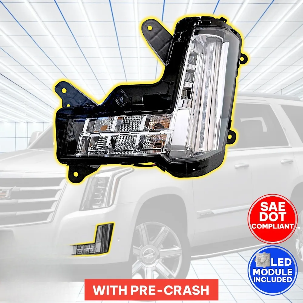 For 2015-2020 Cadillac Escalade Driver LED Turn Signal Light w/ Crash Alert LH