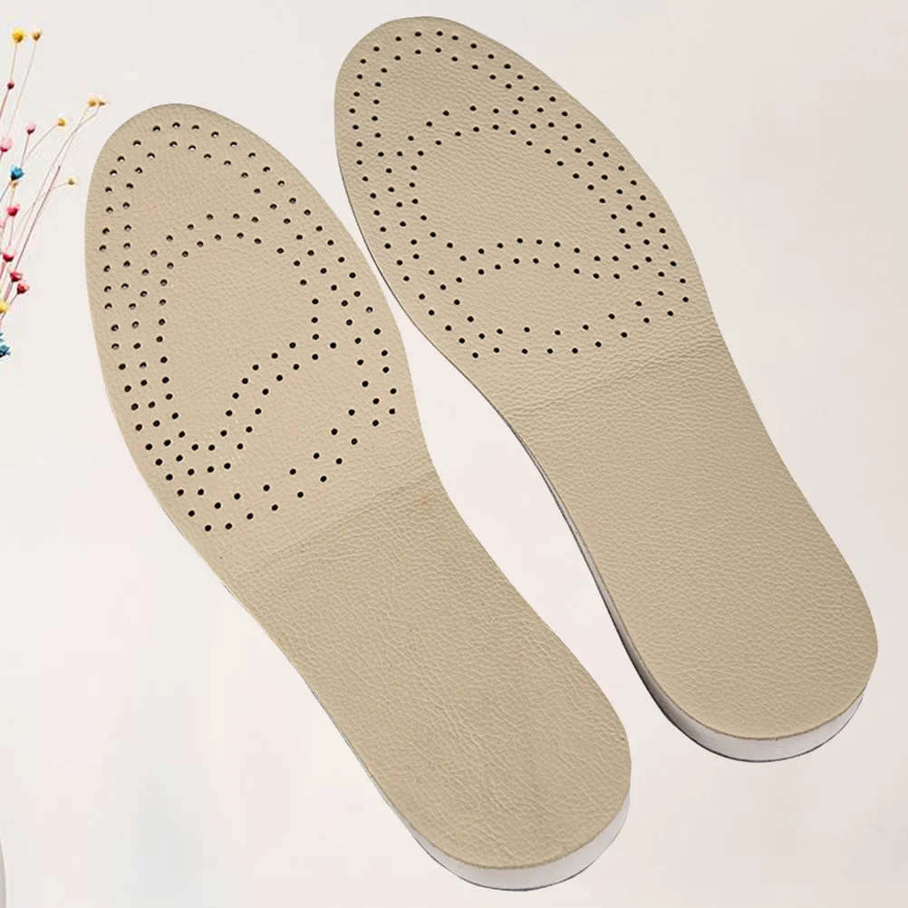 

Inner Height Insoles Beige Shoe Lift Inserts Anti-Slip Heel Support Foot Care Tool Invisible for Sneakers Boots Height