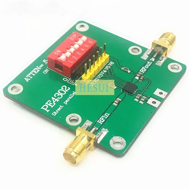 CNC attenuator PE4302 parallel immediate mode