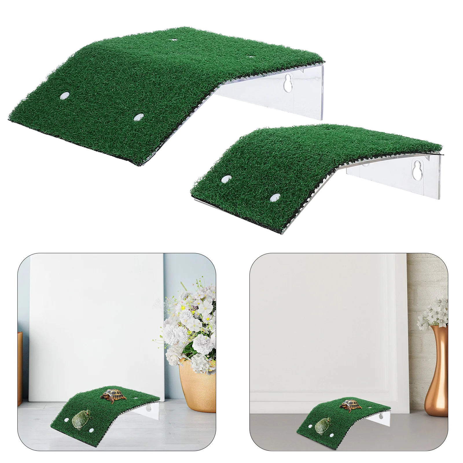 

2pcs Pool Animal Escape Ramp For Small Animals Rescue With Suction Cup Uv Resistant Lightweight Frog Escape Ramp For Pool Garden