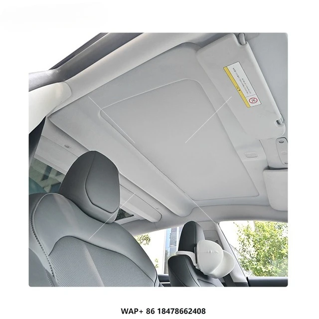 

LURSK Wholesale 2025 New Retractable Roof Glass Sunshade for Model 3 /highland Roller Sunroof Top Window UV Protection