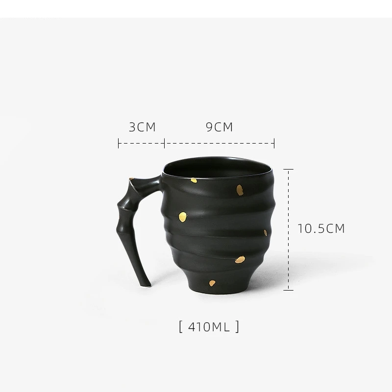 كوب قهوة سيراميك فاخر خفيف للمكتب والشاي بعد الظهر وأكواب لاتيه على الطراز الشمالي وهدايا حليب الشوفان والإفطار المنزلي