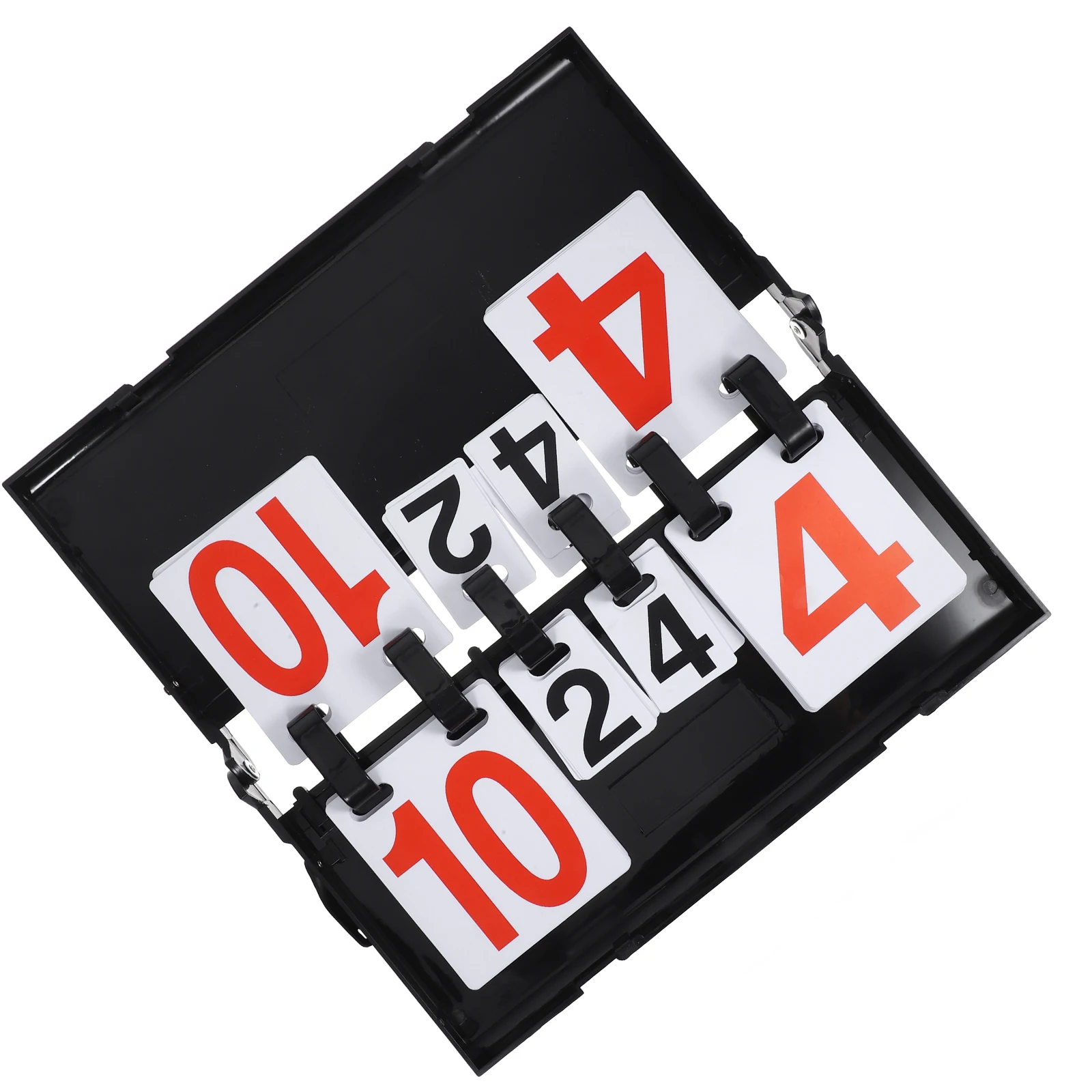

Basketball Scoreboard Tennis Scorekeeper Portable Flip Card for Sports Reusable Plastic Waterproof Accessories Memorable Team