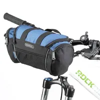 5L Bike Bicycle Cycling Bag Handlebar Front Tube Pannier Basket Shoulder Pack Mountain Road Water Resistant Bag Bike Accessories