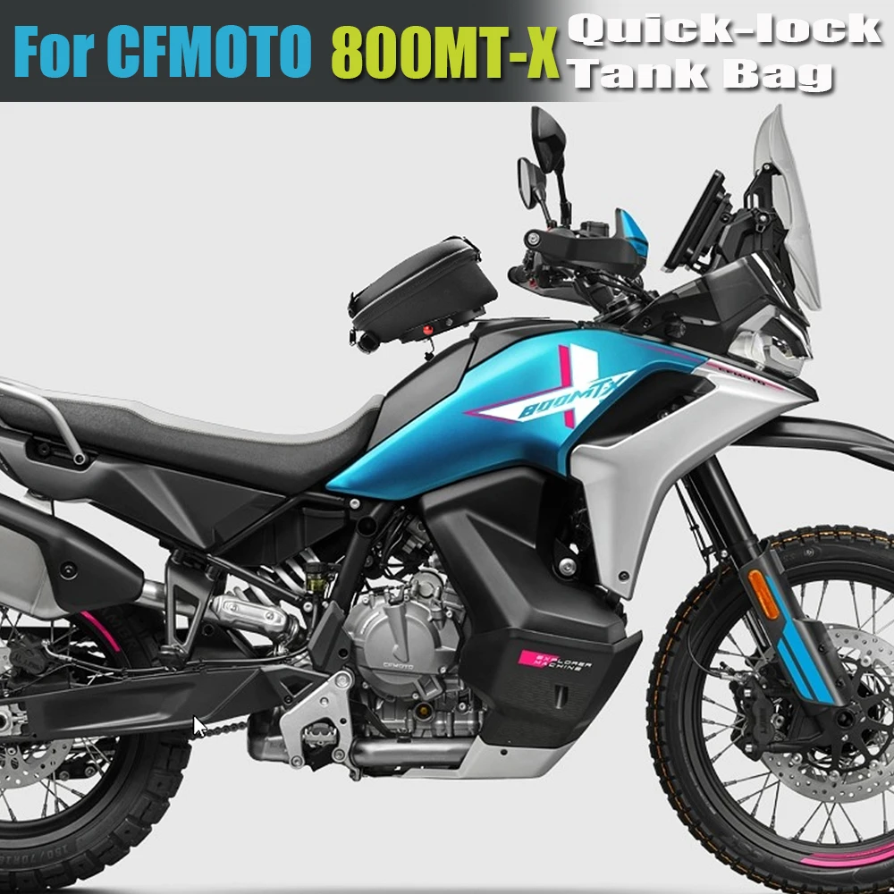 

For CFMOTO 800MT-X 800MTX Tank Bag Motorcycle Fuel Luggage Quick Lock Racing Travel Bags Saddle Top Case