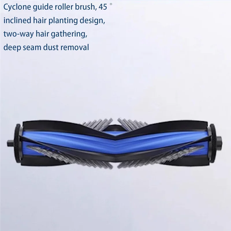 استبدال ملحقات المكنسة ABZA لفرشاة جانبية رئيسية Ecovacs Deebot X9 Pro Omni/X9 Pro، كيس غبار، أسطوانة، أجزاء مرشح خرقة