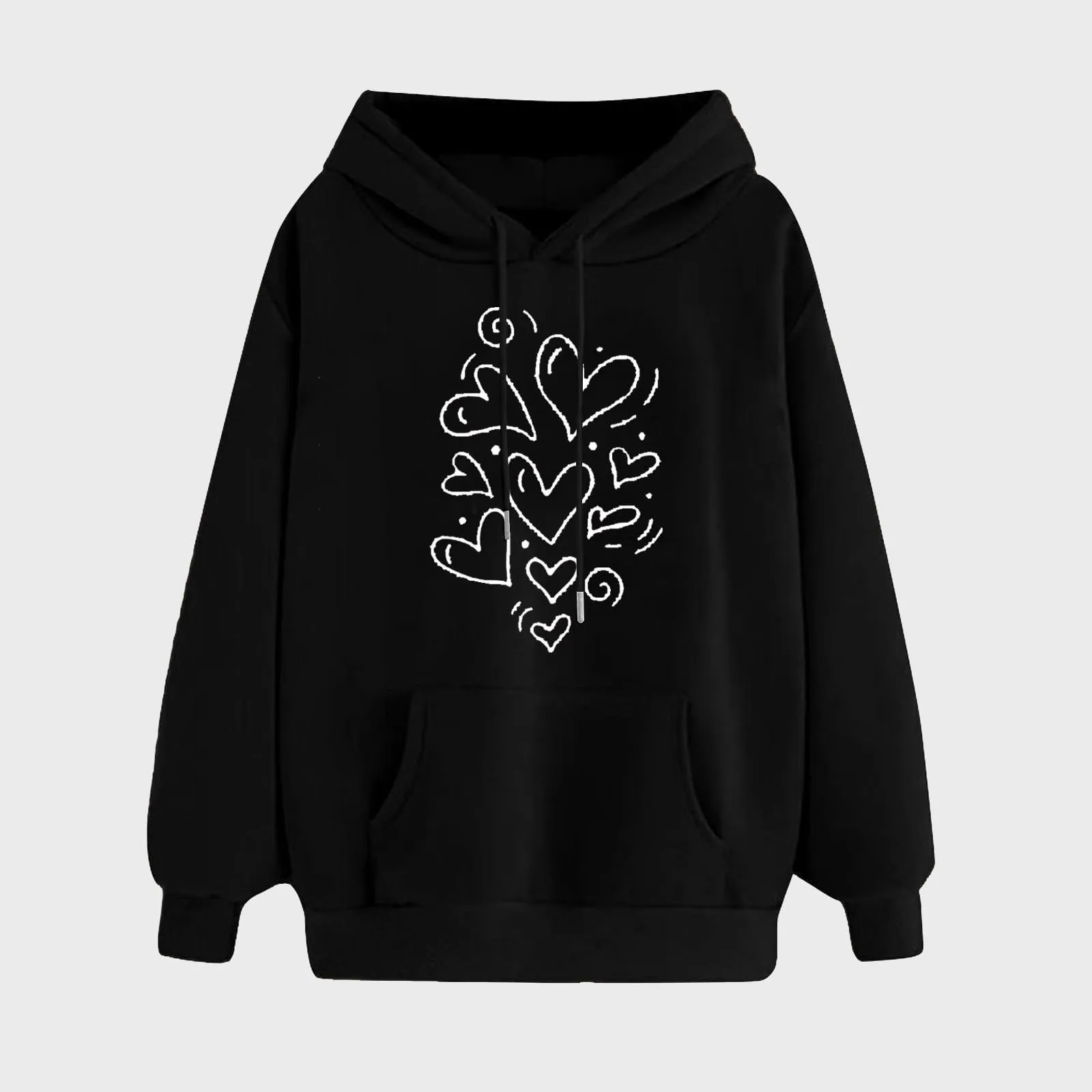 

Hoodie Hoodies Hoodies Womens Fall Graphic Heat Pullover Casual Women Hooded Tops Print For Y2K Long Sleeve Fashion Pullover