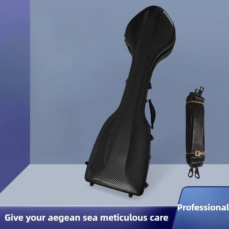 Professional Horsehead Fiddle Box Hard Waterproof Wear-resistant Portable Horsehead Fiddle Case Musical Instrument Accessories