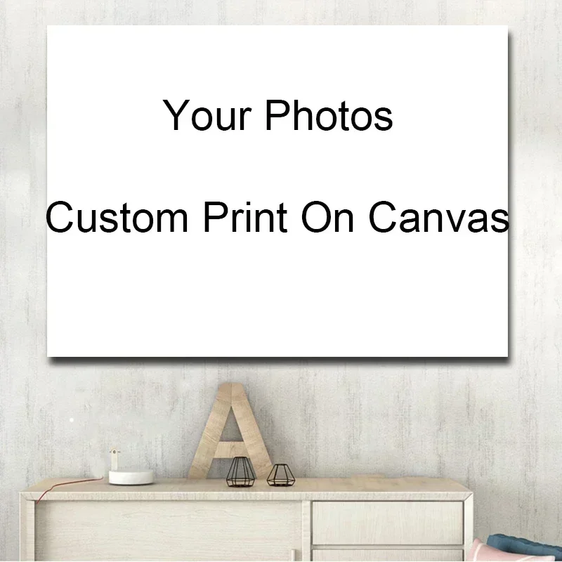 Custom Posters Prints Wall Art Picture Print on Poster Canvas Painting for Living Room Home Decorating Your Photo Giclee Cuadros