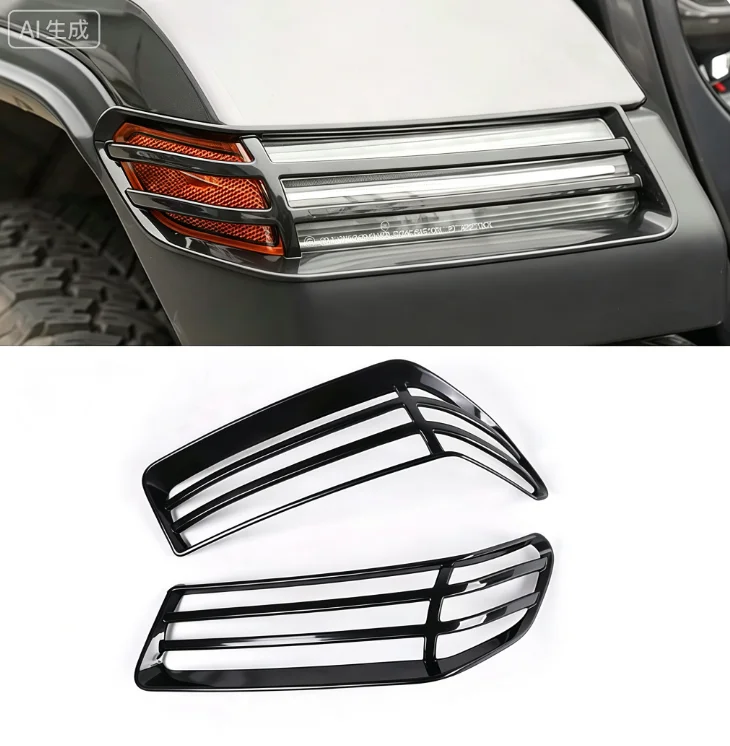 Car Front Eyebrow Light Decoration Cover For Jeep For Wrangler For JL For Gladiator For JT 2018-2025