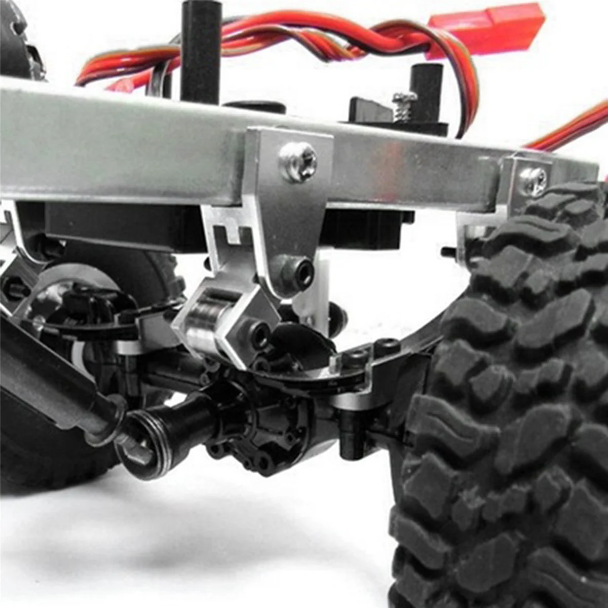 Juego diario de suspensión de resorte de hoja de acero 3X para WPL Henglong B14 B16 B24 B36 Ural Q60 Q61 Q62 Q63 Q64 4X4 6X6, Plata