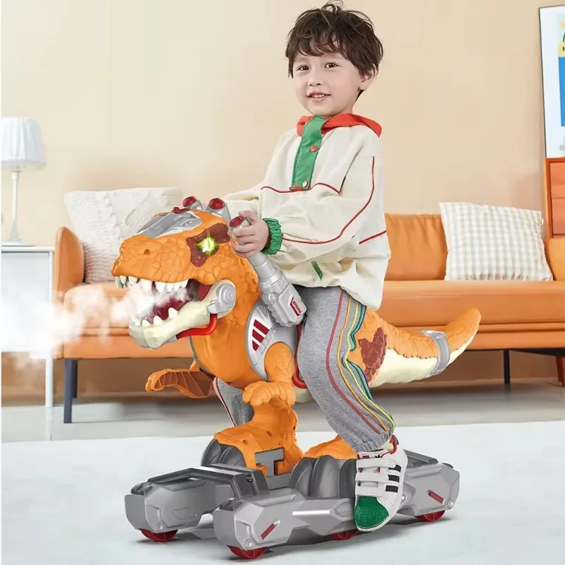 Ride On Toy Dinosaur Pulley Cart Balance Electric Walking Cars Children Outdoors Exercise Ride on Car