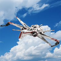 NEW Spaceships ARC-170 Starfighter Building Blocks Bricks Model Moc 75355 DIY Creative Assembly Educational Brick Toy Kid Gift