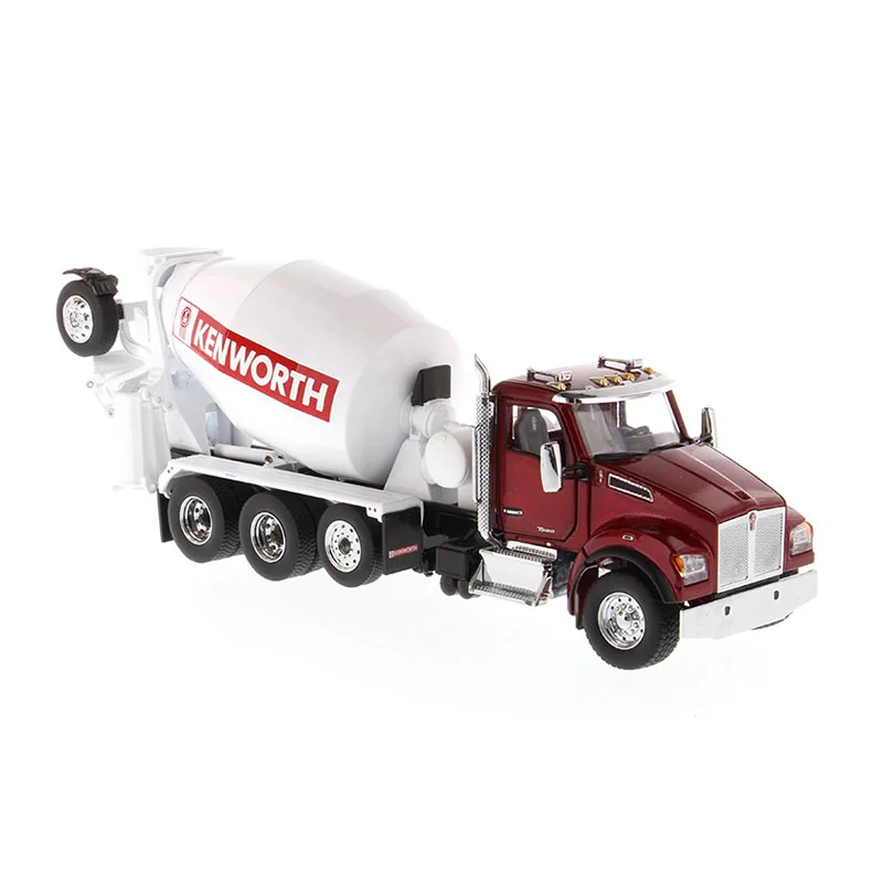 DM Diecast 1:50 Scale Kenworth T880S SBFA Cement Mixer Truck Alloy Model 71062 Collection Souvenir