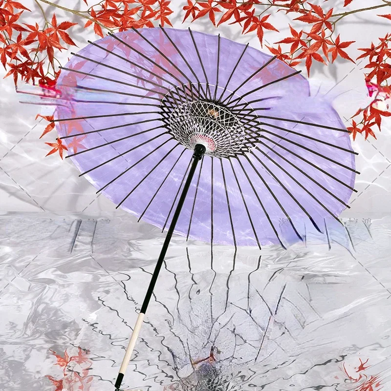 Лидер продажGu Yue Jing Hong, постепенный серый шелковый зонт в древнем стиле, сетка, красный зонтик для фотографий Zhi Zhu Xia Qi Ji