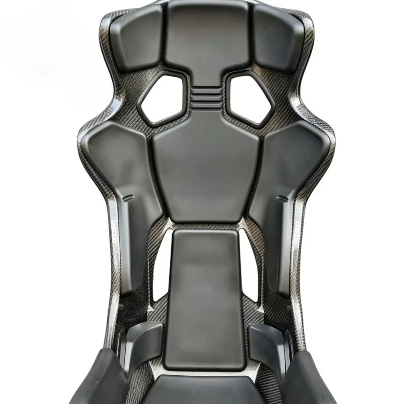 High Quality Waterproof PU Leather PVC Carbon Fiber Sports Racing Ergonomic Bucket Seat for All Models