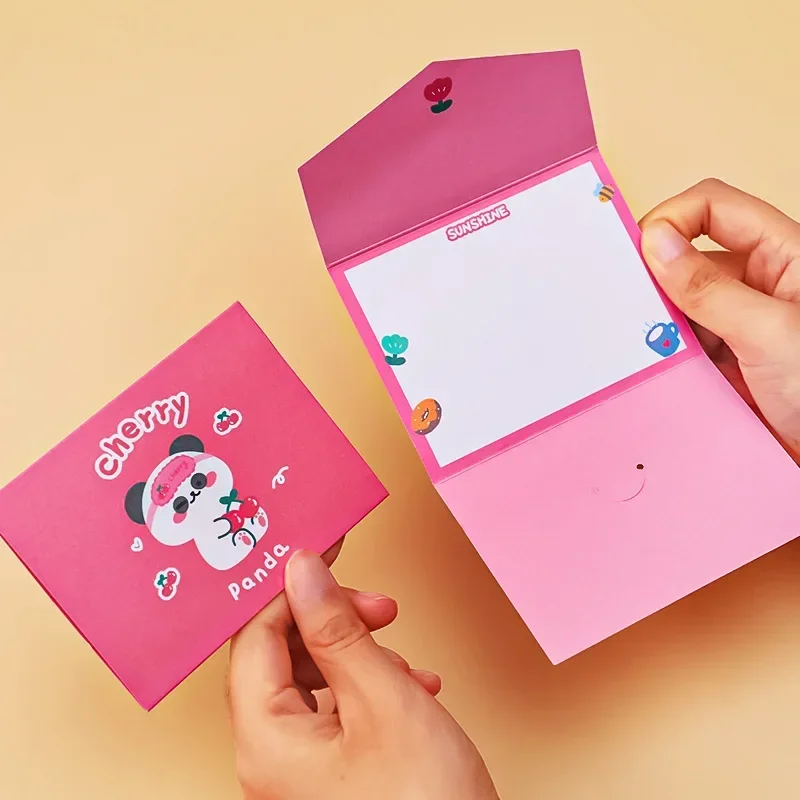 

1pcs New Cartoon Business Cards Birthday Hand Drawn Postcard MINI Message Card Envelope Postcards Student Stationary