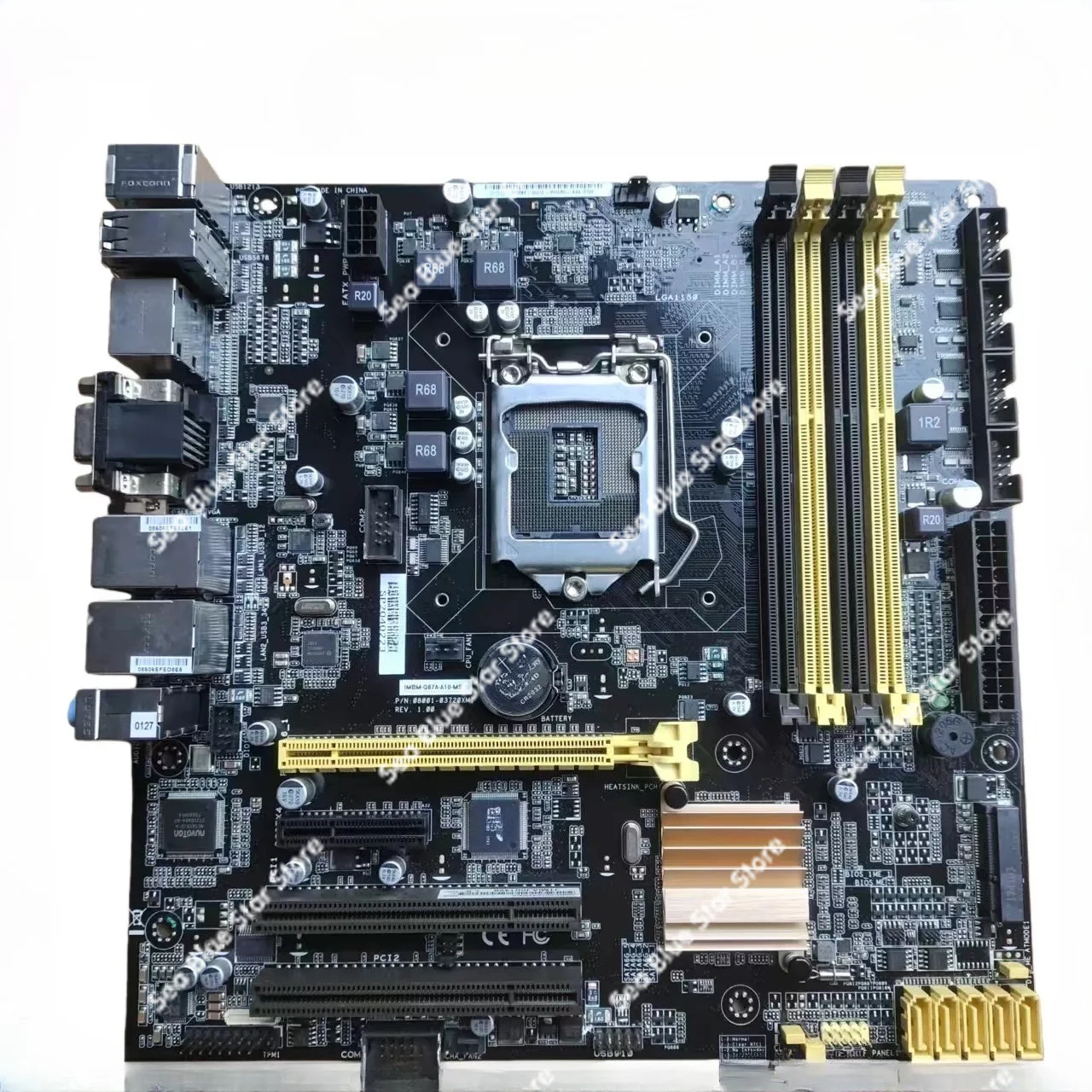 IMBM-Q87A-A10-MS Dual Network Interface Card Main Board Industrial Board 1150 Pin Interface, Second-hand Disassembly Main Board
